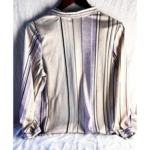 Vintage Queen Casuals Button Shirt/Blouse 1980s - Picture 3 of 12